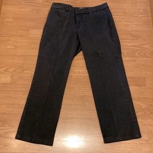 Dockers Ladies ideal Fit 8P Navy mid rise front zip with slash pockets